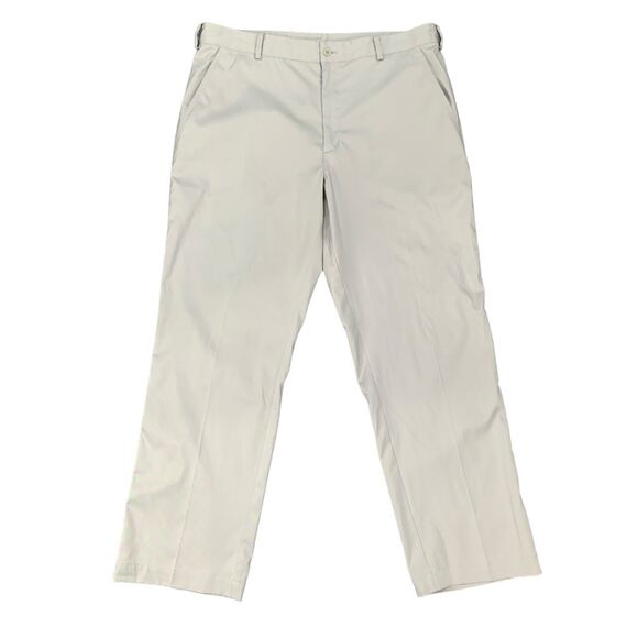 Nike Golf Pant Mens 34 Gray DriFit Tech Straight Stretch Lightweight Performance - Picture 1 of 13